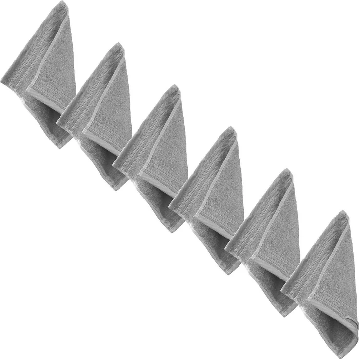 Erwin Müller Seiftuch Seiftuch "Heidelberg" 6er-Pack, Frottier (6-St), Walk-Frottier Uni – Bild 1