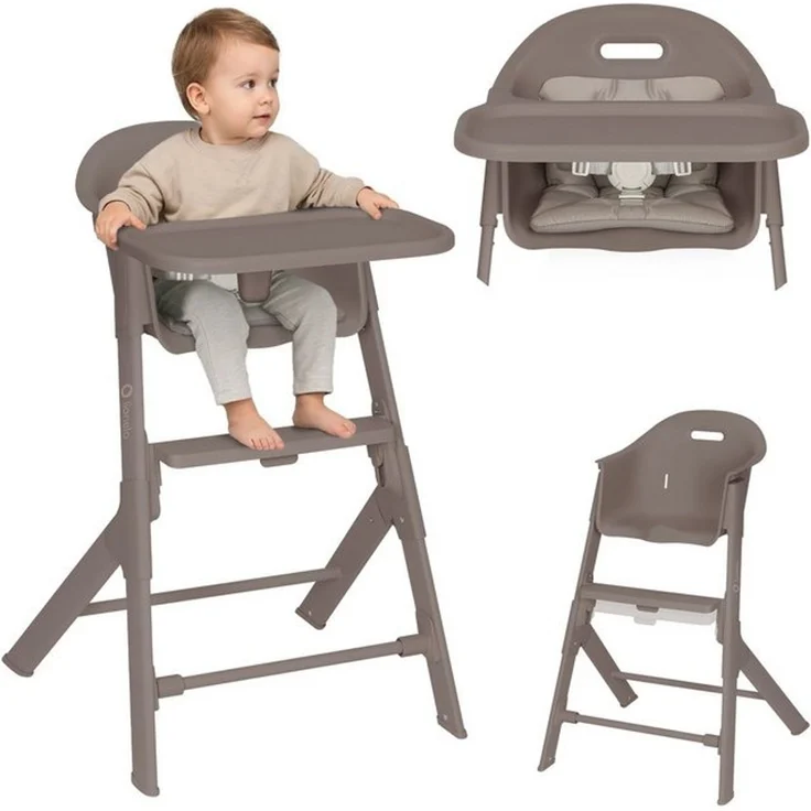 lionelo Hochstuhl BENY (Set), Verstellbare Fußstütze / 2 Stufen / leicht zu reinigen – Bild 4