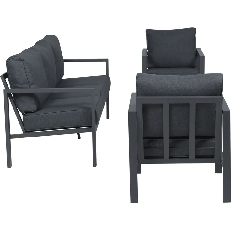 Garden Impressions Aluminium Gartenlounge-Komplettset "Barton", grau – Bild 7