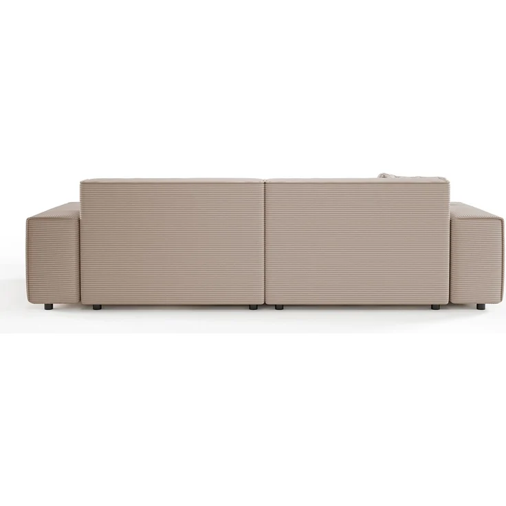 KAWOLA Sofa RANI 3-Sitzer Cord taupe 71 x 101 x 256 cm – Bild 6