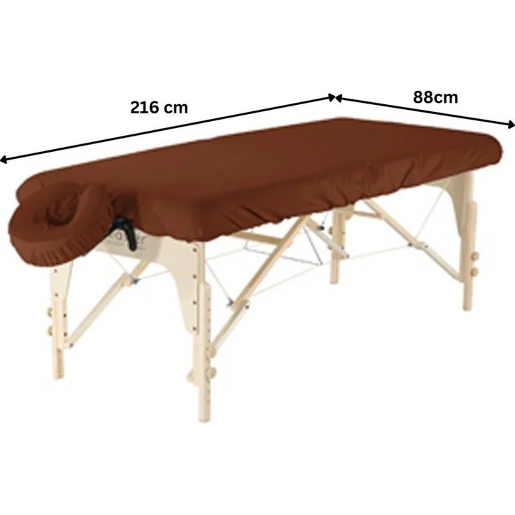 Duke-Handel Massageliegenbezug inkl. Kopfpolster, 100 % Mikrofaser, Gummizug: rundum, (2 Stück), knitter- und pillingbeständig, superleicht und ultraweich – Bild 2