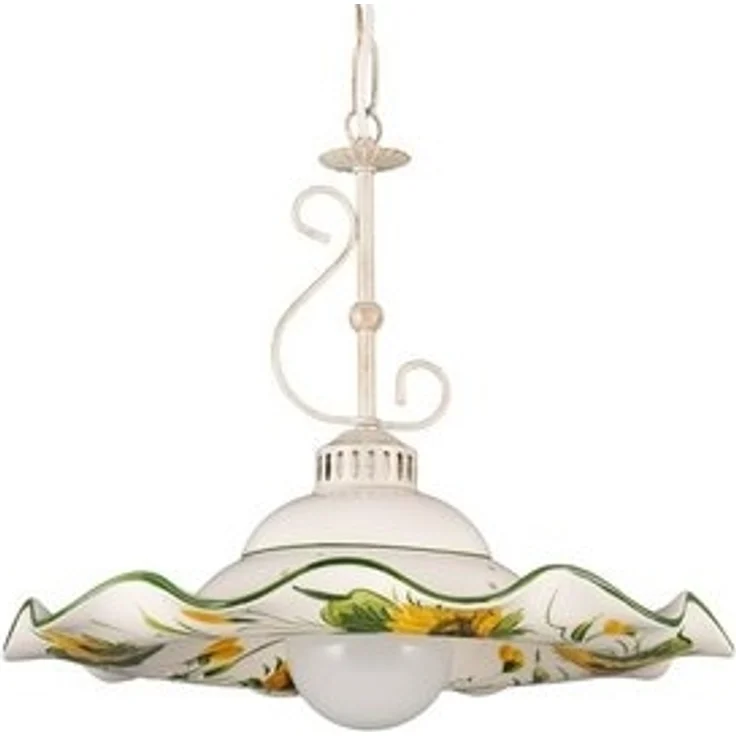 Helios Leuchten Pendelleuchte Küchenlampe Keramik, Keramiklampe, Deckenlampe, Hängelampe, für Esstisch Küche, handgefertigt handbemalt – Bild 6