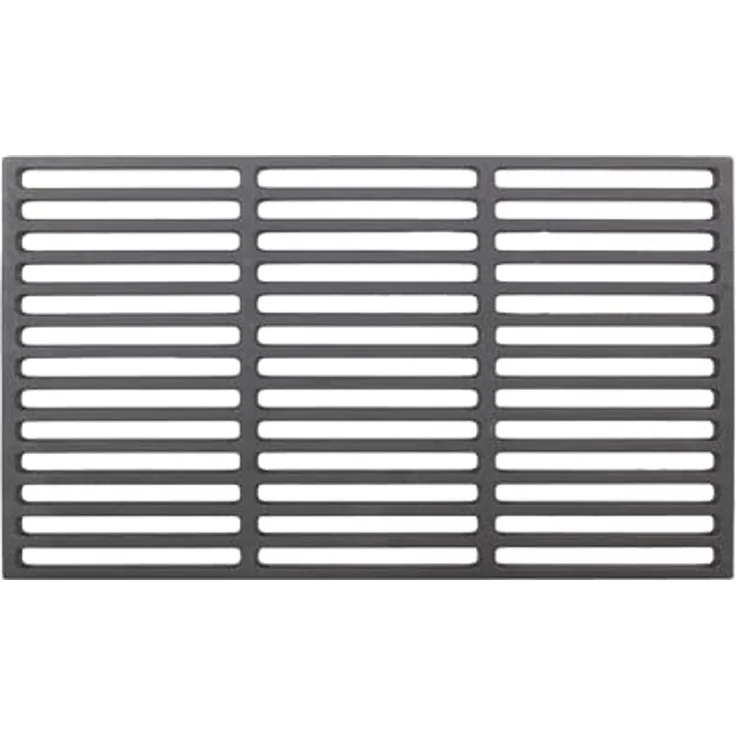 Grillrost 60x40cm rechteckig emailliert Rost Grillgitter Gusseisen Grillplatte – Bild 1