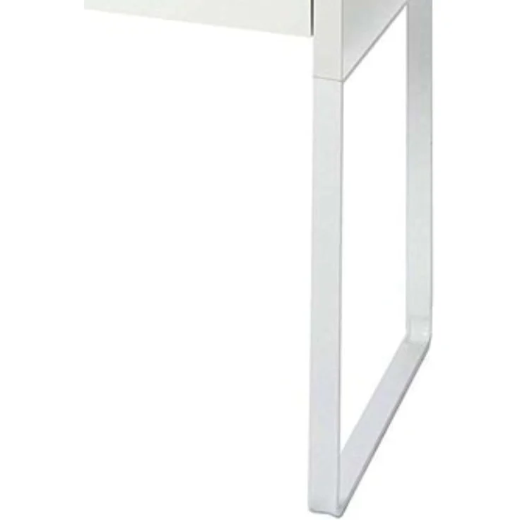 Habitdesign Touch, Schreibtisch mit 2 Schubladen, Bürotisch, Kanzleitisch, Weiß, Maße: 138 cm (B) x 50 cm (T) x 75 cm (H). – Bild 6