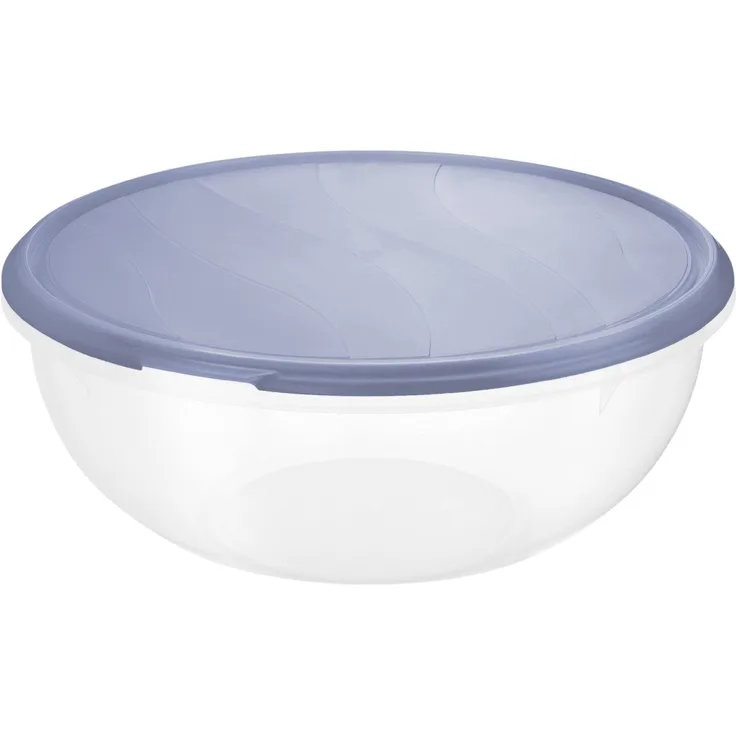 ROTHO Schüssel Rondo 6l Ø32cm H13,5cm transparent /blue 110619