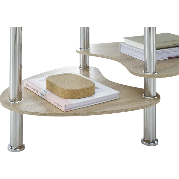 Couchtisch >PANTY< Sicherheitsglas, Ablage Artisan oder Sonoma Eiche - 42x90x55 (BxHxT) – Bild 5