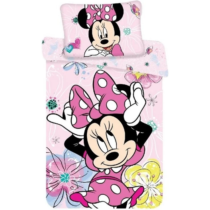 Disney Kinderbettwäsche Disney Bettwäsche Set Minnie Butterfly Baby, Renforcé, 2 teilig, 100% Baumwolle – Bild 4