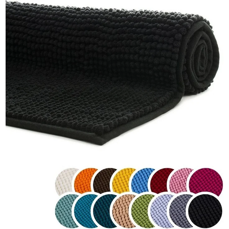 liebling Badematte Badteppich, Fußbodenheizung geeignet, in 3 Größen, Polyester, rechteckig, Antirutsch-Beschichtung, starke Saugfähigkeit, Öko-Tex zertifiziert – Bild 5
