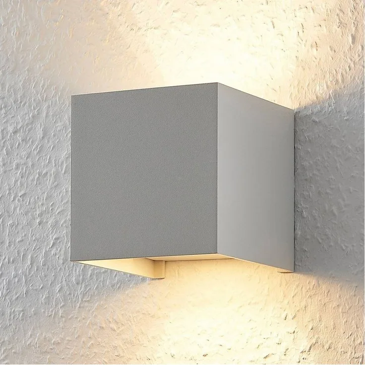 Arcchio Wandleuchte Zuzana, Metall, Weiß IP20, 1x8 W LED