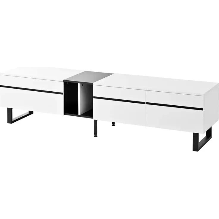 Lowboard, Breite 180 cm, TV-Schrank, Fernsehtisch, Fernsehschrank für Wohnzimmer, stehend – Bild 7