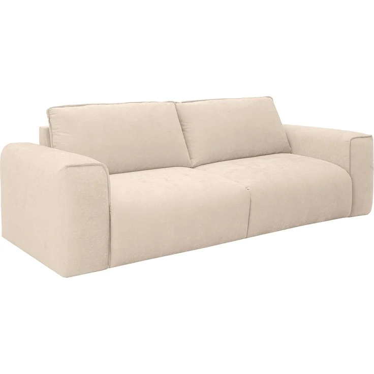 Vente-unique - POGLO - Schlafsofa - Plastik - Kunststoff (PVC) - Beige - 216 x 100 x 80 cm – Bild 4