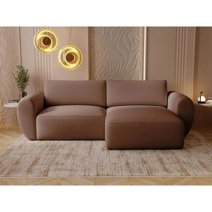 Mirjan24 Ecksofa Rejpf (Farbe: Rambo 22), 87 x 147 x 261 cm