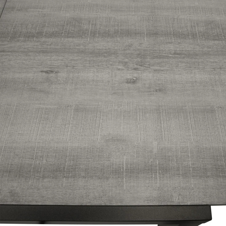 DEGAMO FARO Garten-Ausziehtisch, Alu + Keramikoptik, anthrazit/grau, 200/300x110cm – Bild 4