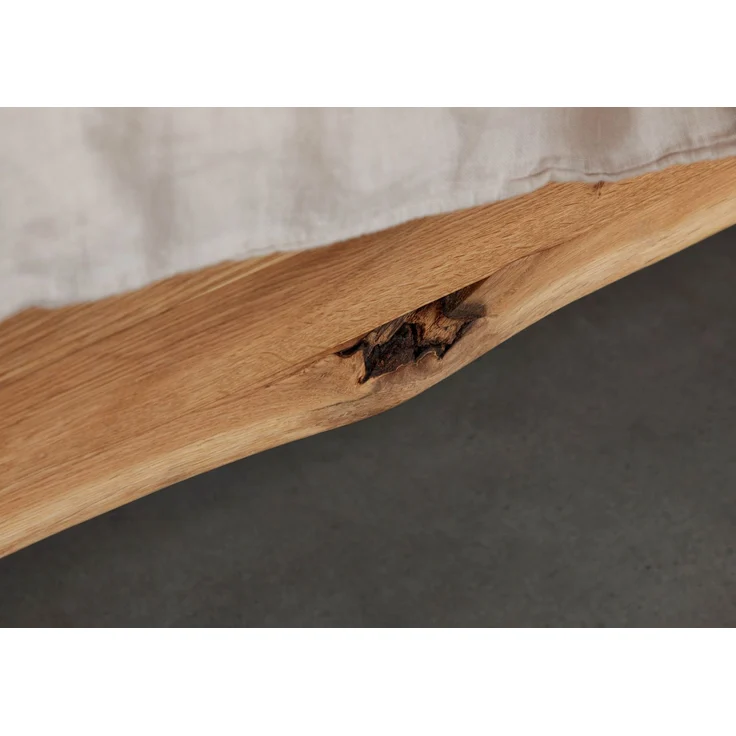 Bett Wildeiche 160x200 natur geölt PURE OAK #114 – Bild 7