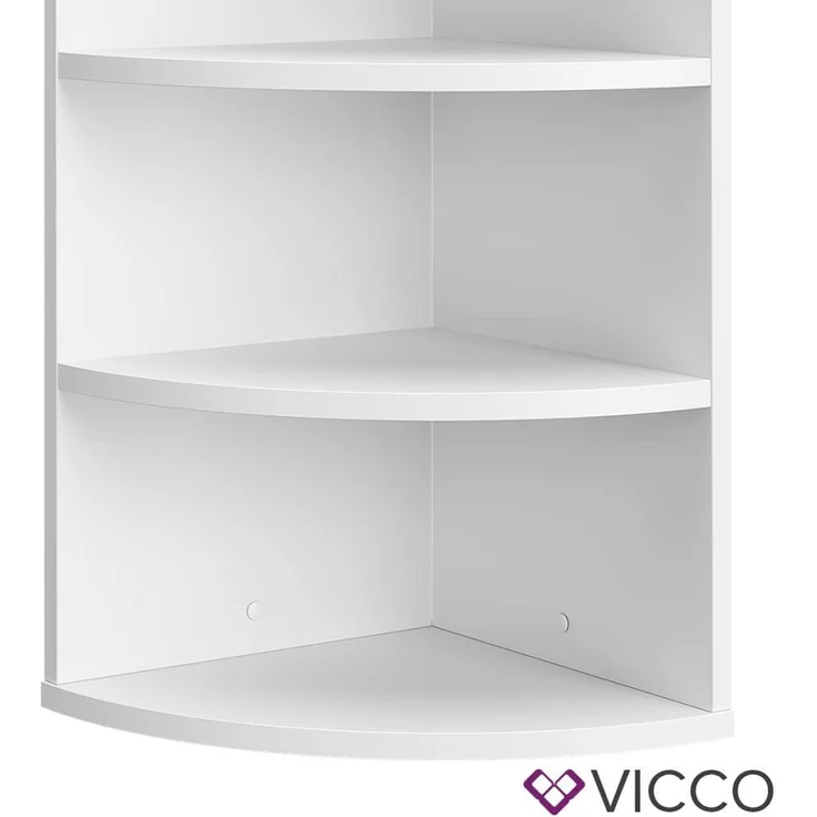 Wandregal Ecki Weiß 30 x 60 cm Vicco – Bild 4