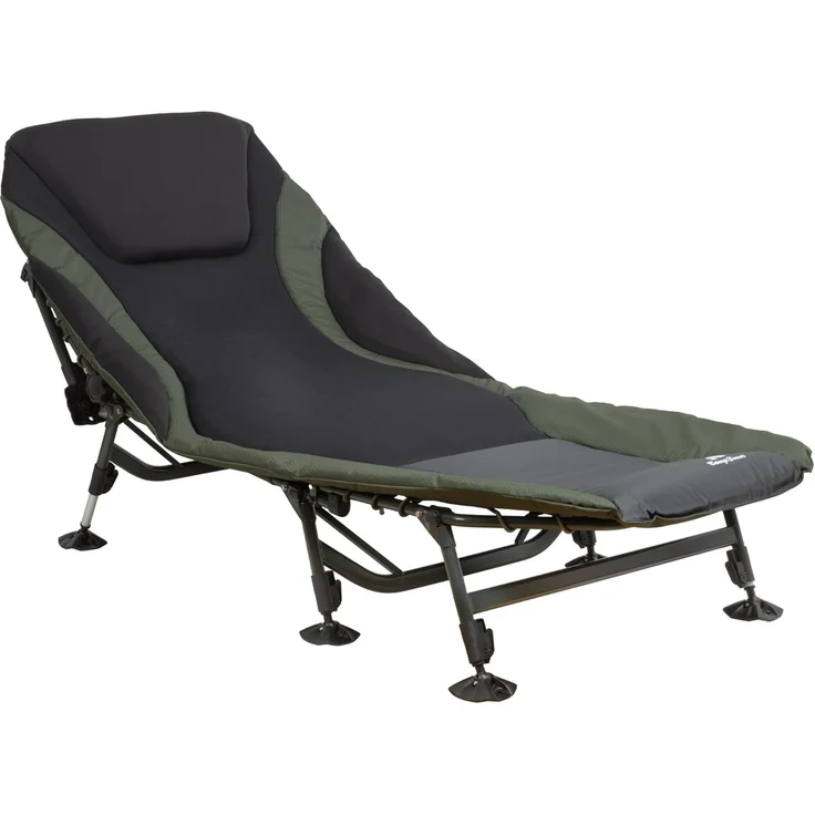CampFeuer Angelliege Karpfenliege XXL, 207 x 88 x 30-106 cm, Campingliege, faltbar (1-St) Einfach auf- und abzubauen – Bild 1