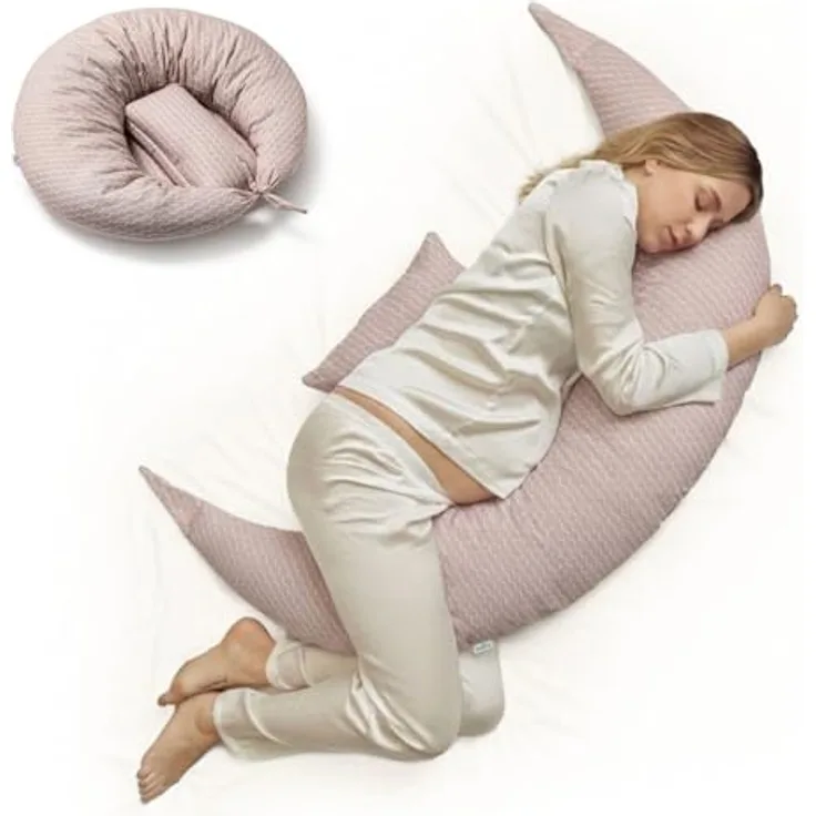 Schwangerschaftskissen aus Memory-Schaum – DreamWizard 7200 by Nuvita Baby