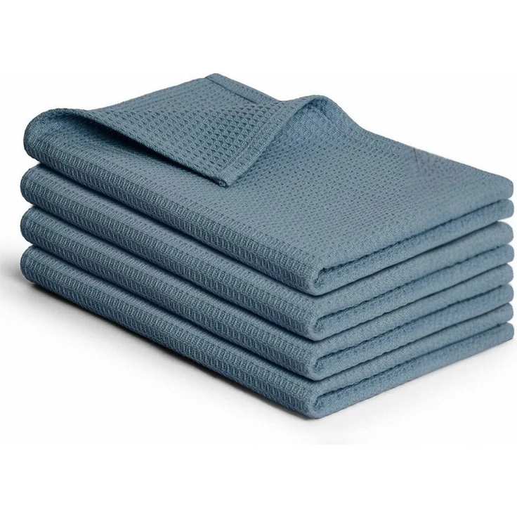 Blumtal Geschirrtuch Set 50x70 oder 30x30 cm, 100% Baumwolle, (4-tlg), Saugfähig, schnell trocknend, waschbar, 100% Baumwolle – Bild 1