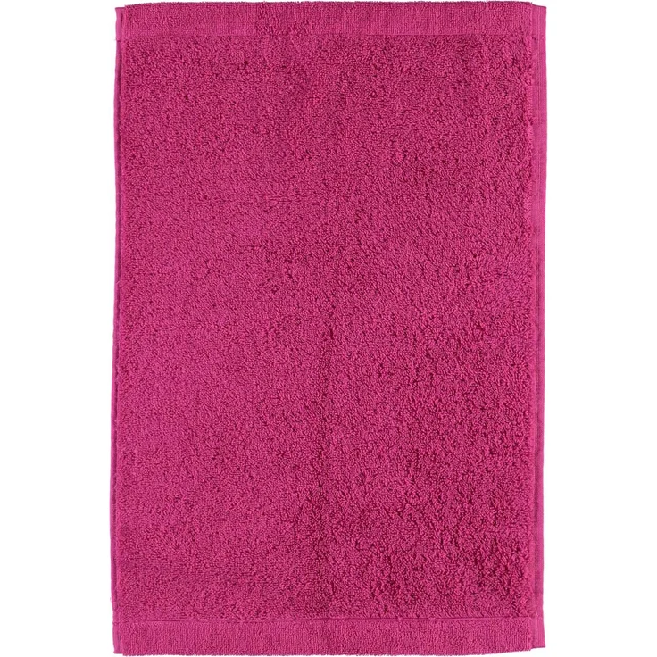 CAWÖ Gästetuch, 3er Pack - Lifestyle, Walkfrottier, Baumwolle, einfarbig Pink 30x50cm – Bild 2