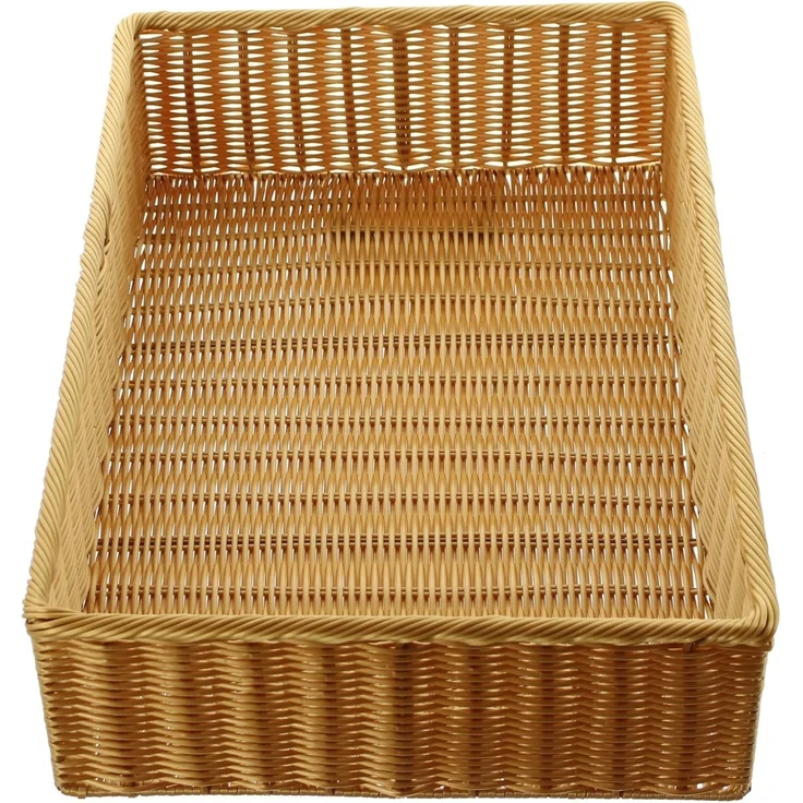 Auslagekorb Poly 60x40x15cm Box Aufbewahrungskorb Schale Korb Flechtkorb – Bild 3