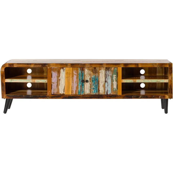 TV-Board Altholz 220 x 40 x 65 mehrfarbig lackiert SIXTIES #120 – Bild 8