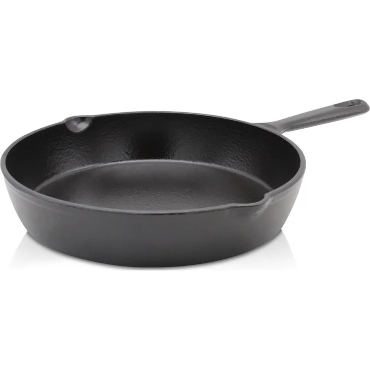 Karl Krüger Eisenguss-Pfanne TOLEDO 20 cm mit mattschwarzer Emailleversiegelung / Bratpfanne