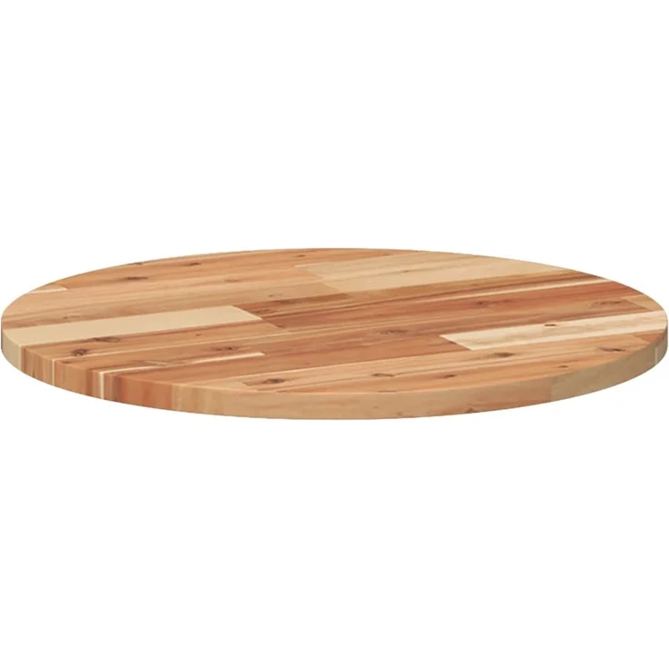vidaXL Tischplatte Rund Ø50x2 cm Massivholz Akazie 4008695 – Bild 5