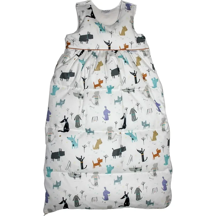 Tavolinchen Babyschlafsack Daunenschlafsack "Hund" Kinderschlafsack Ganzjahresschlafsack Winterschlafsack - 90cm