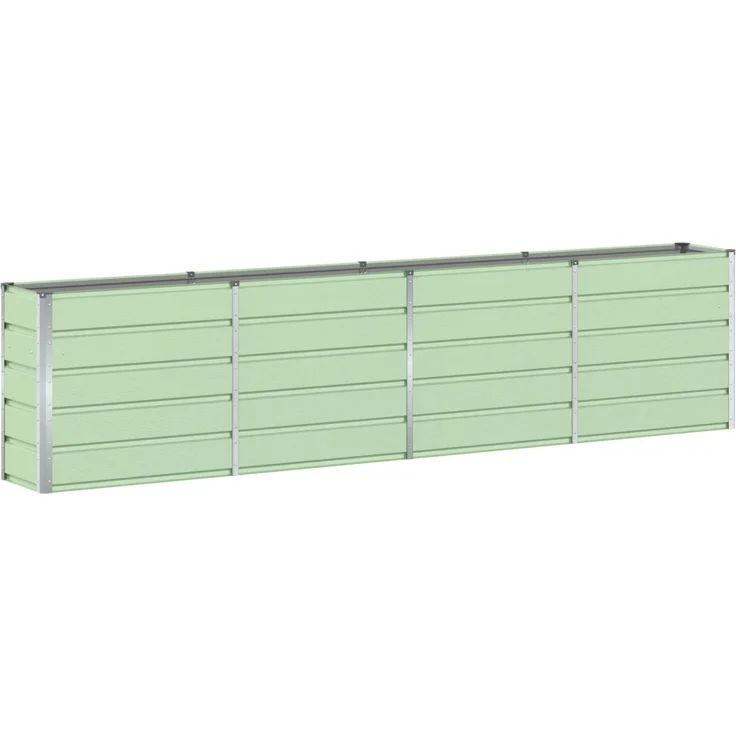 vidaXL Pflanzkübel Grün 320 x 40 x 75 cm Stahl 42018243 – Bild 2