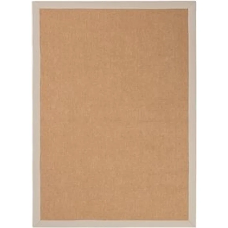 carpetfine Sisalteppich Sisal, rechteckig, Höhe: 5 mm, mit farbiger Bordüre, Anti Rutsch Rückseite – Bild 6