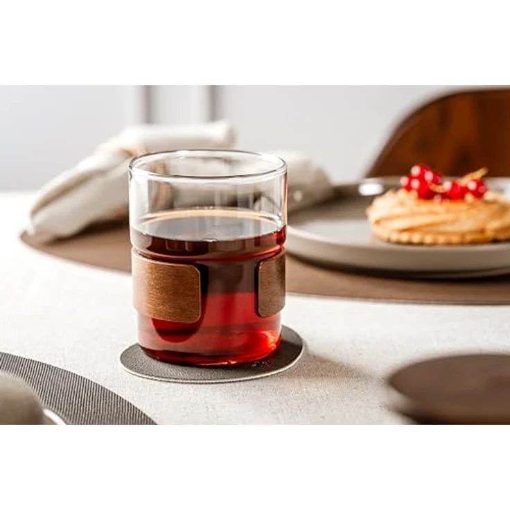 LEONARDO Becher NOVO LEGNO, 2er Set, 2-tlg, Glas, Holz, Becher mit Holzspange – Bild 10