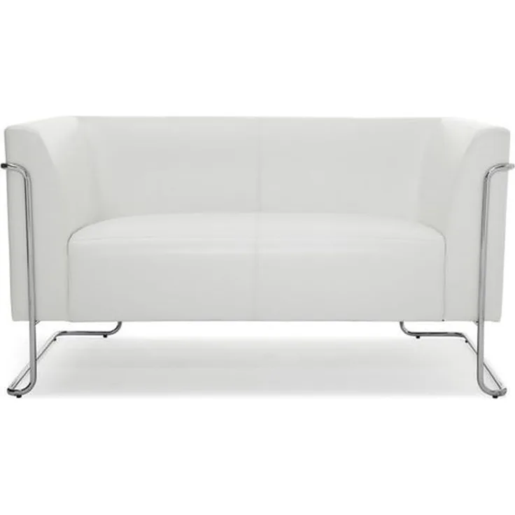 hjh OFFICE Lounge Sofa Curacao Kunstleder Weiß