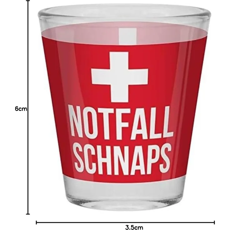 Schnapsglas Notfall 6cl