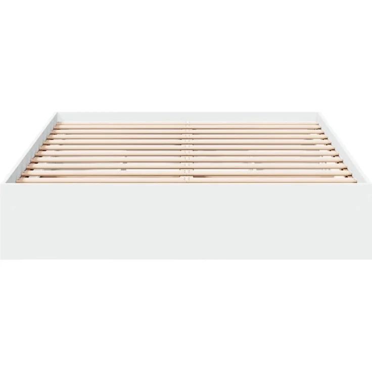 vidaXL Bettgestell mit Schubladen Weiß 140x200 cm Holzwerkstoff 3280657 – Bild 4