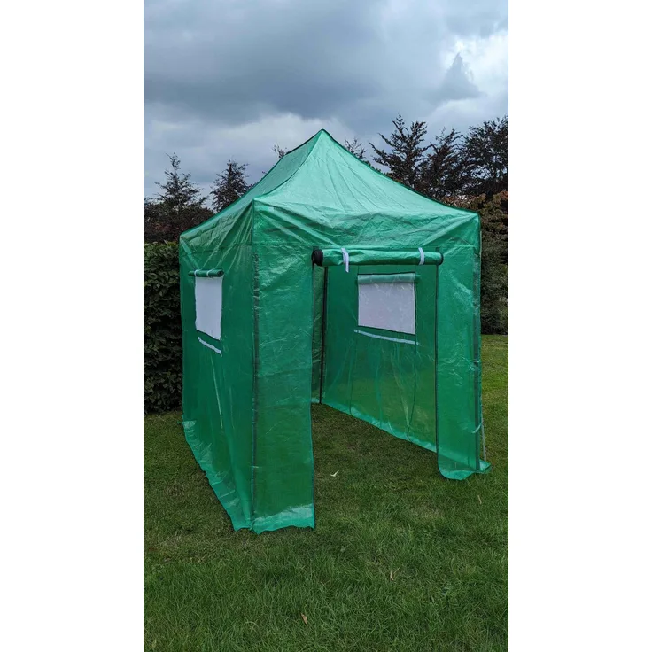 Gewächshaus faltbar 270x180x210cm mit Tür und Fenstern 2690