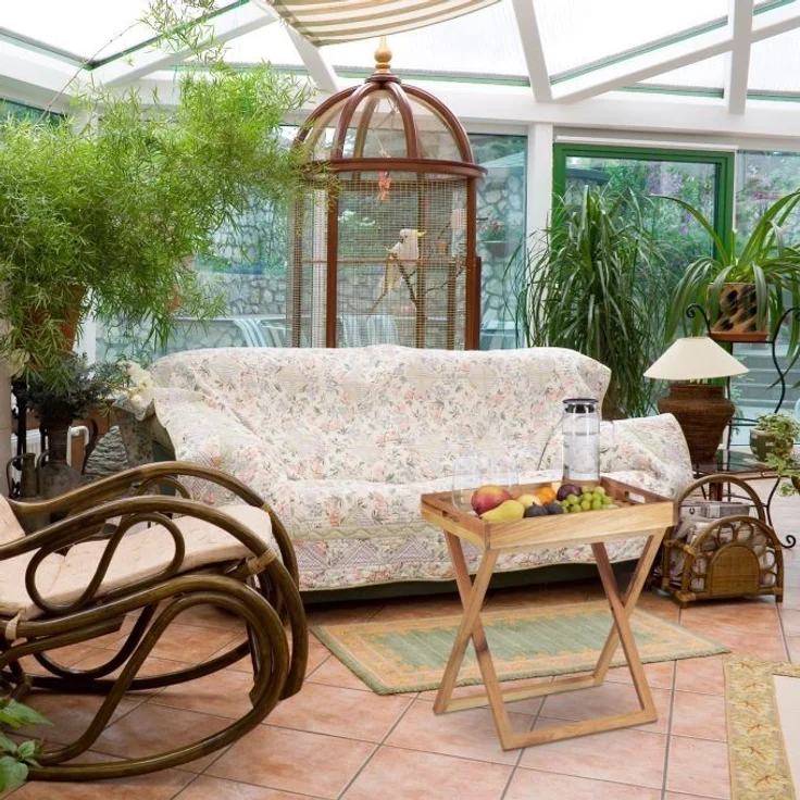 Tabletttisch klappbar Walnuss 10021316 – Bild 2