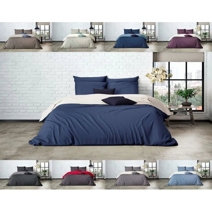 mistral home Wendebettwäsche Uni Einfarbig Wende Bettwäsche Mistral Home Edel Perkal große Auswahl, Perkal, 3 teilig, versch. Farben, schöne Wendebettwäsche, 100% ägyptische Baumwolle