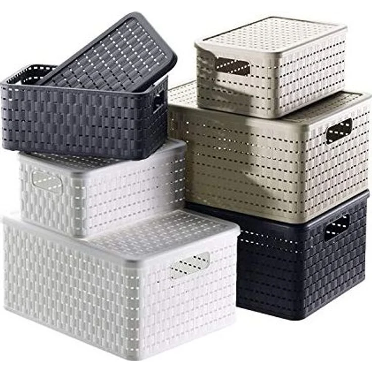 Rotho Korb Country A4, 18 L mistletoe weiß – Bild 7