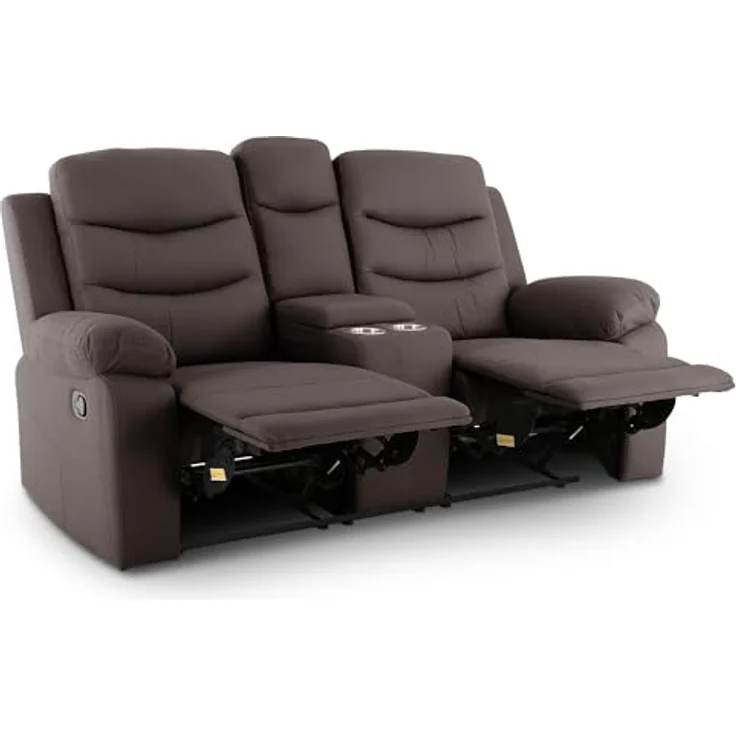 Raburg 2-Sitzer Kinosessel, 2er-Fernsehsessel, mechanisch, Pixx, mit Relaxfunktion, für 2 Personen, Belastbarkeit je Sitzplatz 130 kg – Bild 5