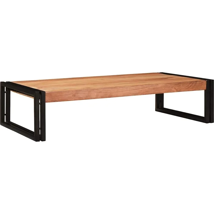 vidaXL Badregal mit Regal Braun 100 x 50 x 23 cm Massivholz Akazie 4102761 – Bild 1