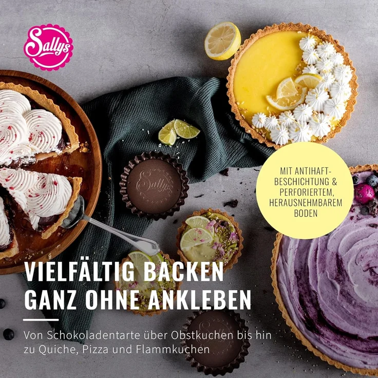 Sallys Tarteform Rund mit Hebeboden – Bild 6