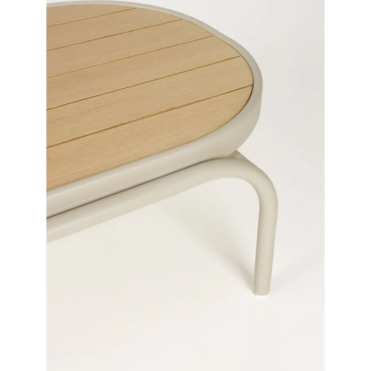 Zuiver Gartenmöbel-Set Vistia mit Sofa & Coffee Table, Aluminium Beige 188x82x87 cm – Bild 5