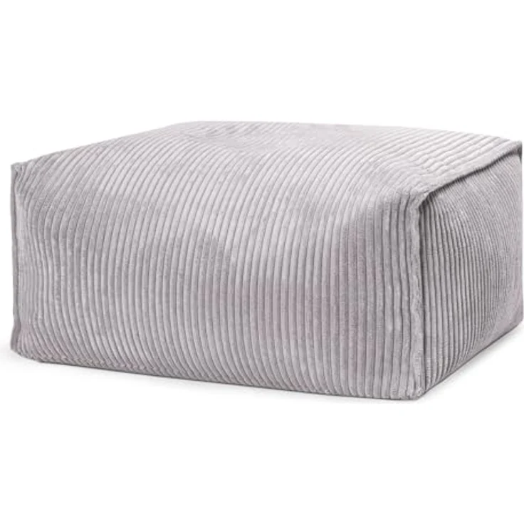 Sitting Point Sitzsack Shara ROLL Cord in grau – Bild 2