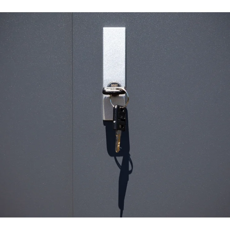 Trimetals Metall Gartenschrank Guardian D63 | Grau – Bild 4