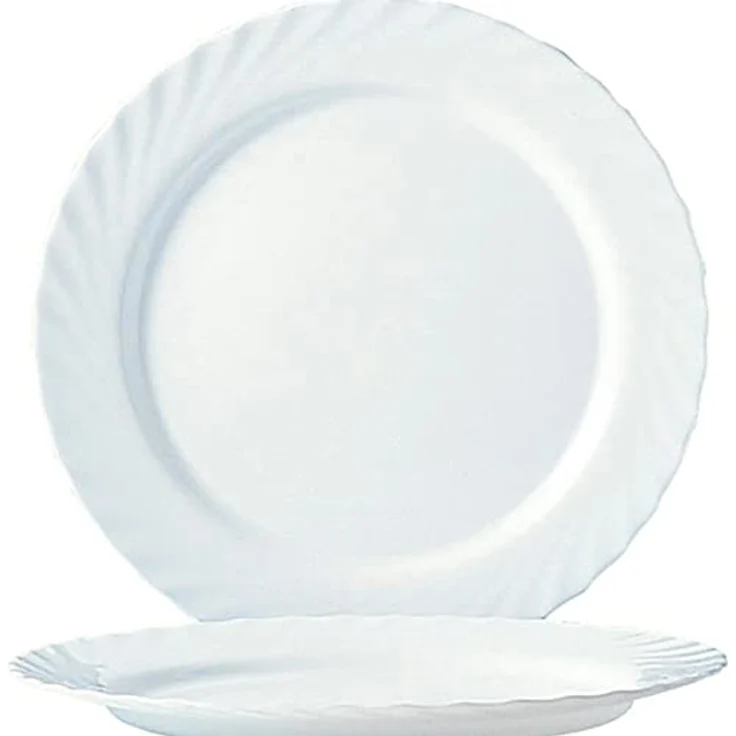 Arcoroc Speiseteller Arcoroc Trianon White Teller flach 27.3 cm 6er Set – Bild 2