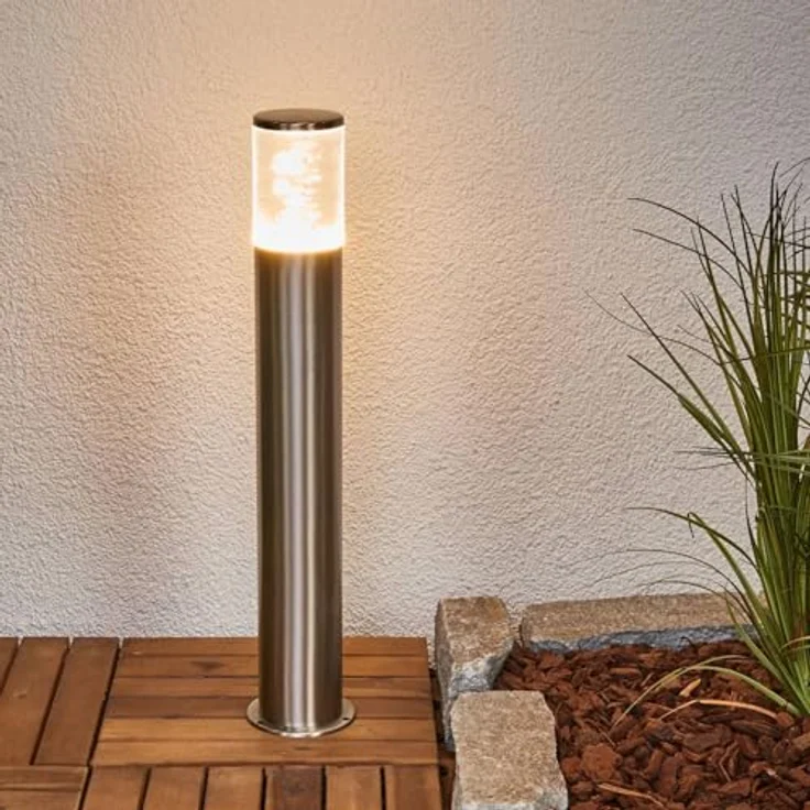 Lindby LED Außenleuchte Belen, spritzwassergeschützte 1-flammige Wegeleuchte für Garten und Terrasse, IP44 – Bild 4