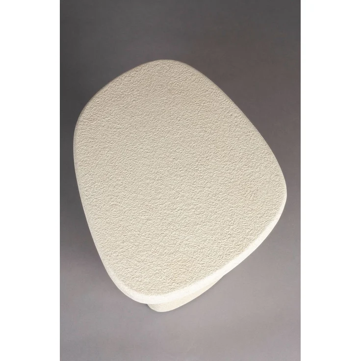 DutchBone Beistelltisch Veda High aus recyceltem Marmor im Boho-Chic-Design Beige 45x56x41 cm – Bild 5