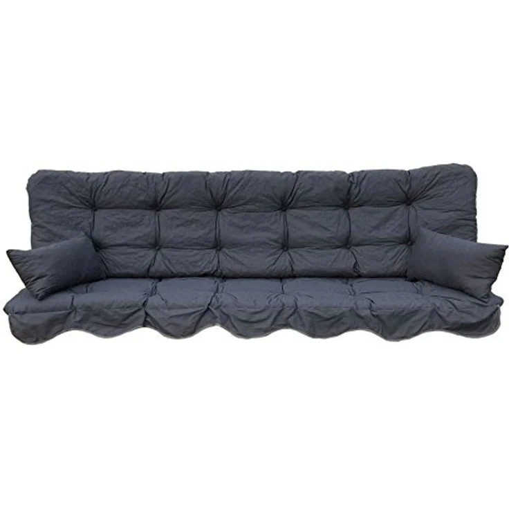 Kühnemuth Auflagekissen Auflagen Set für Hollywoodschaukeln Sitzkissen 180x50 cm Design 921 – Bild 1
