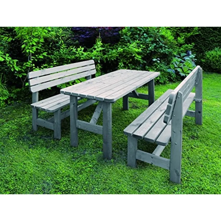 Holz-Garnitur Set Summer (grau)