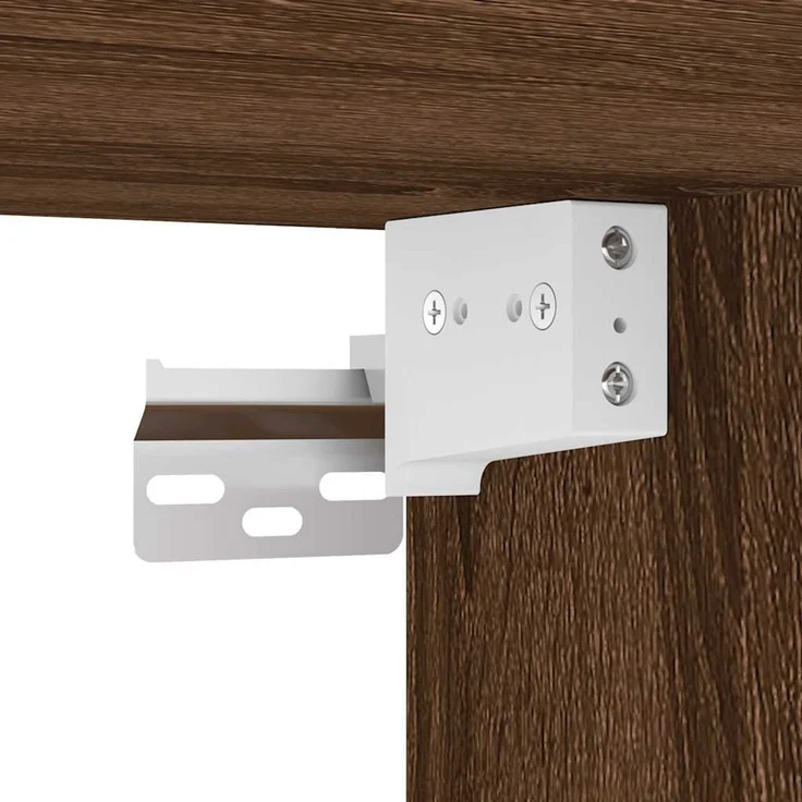 vidaXL Garagen-Wandschränke 2 Stk. Braun Eichen-Optik Holzwerkstoff 860656 – Bild 8
